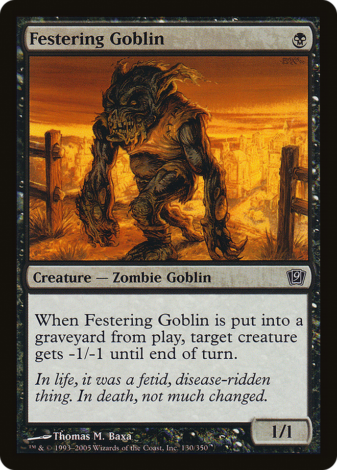 Festering Goblin [Ninth Edition]