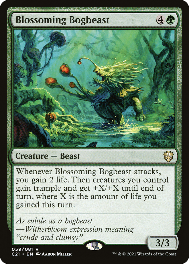 Blossoming Bogbeast [Commander 2021]