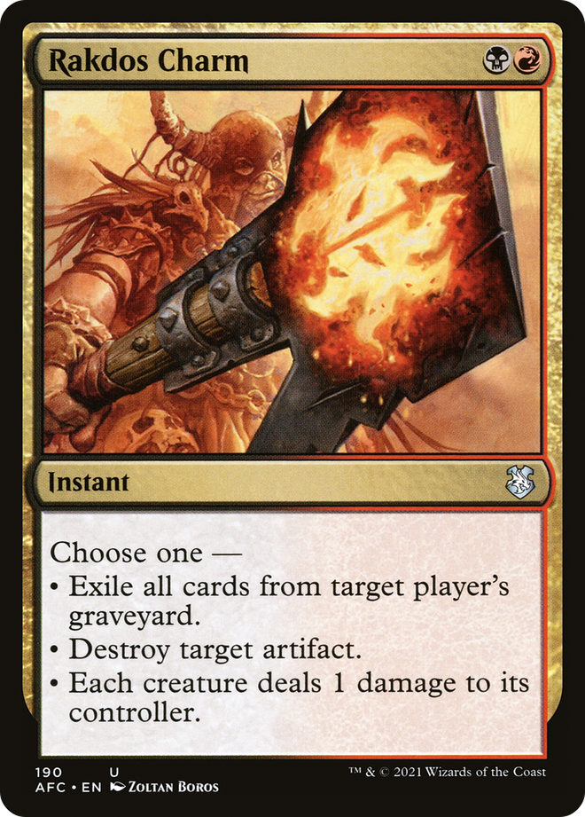 Rakdos Charm [Dungeons & Dragons: Adventures in the Forgotten Realms Commander]