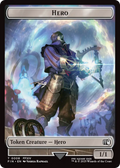 Human Soldier // Hero (0008) Double-Sided Token [FINAL FANTASY Commander Tokens]