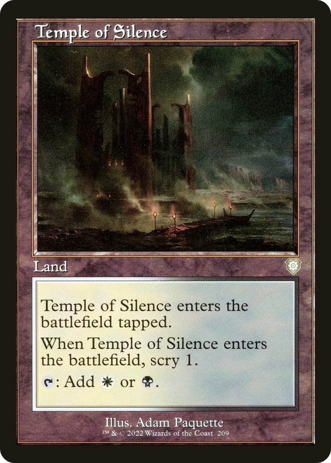 Temple of Silence (Retro) [The Brothers' War Commander]