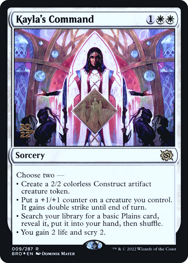Kayla's Command [The Brothers' War Prerelease Promos]