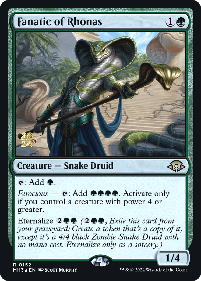 Fanatic of Rhonas [Modern Horizons 3 Prerelease Promos]