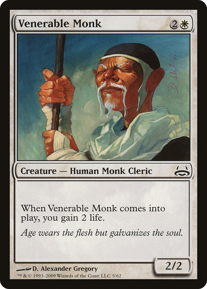 Venerable Monk [Duel Decks: Divine vs. Demonic]