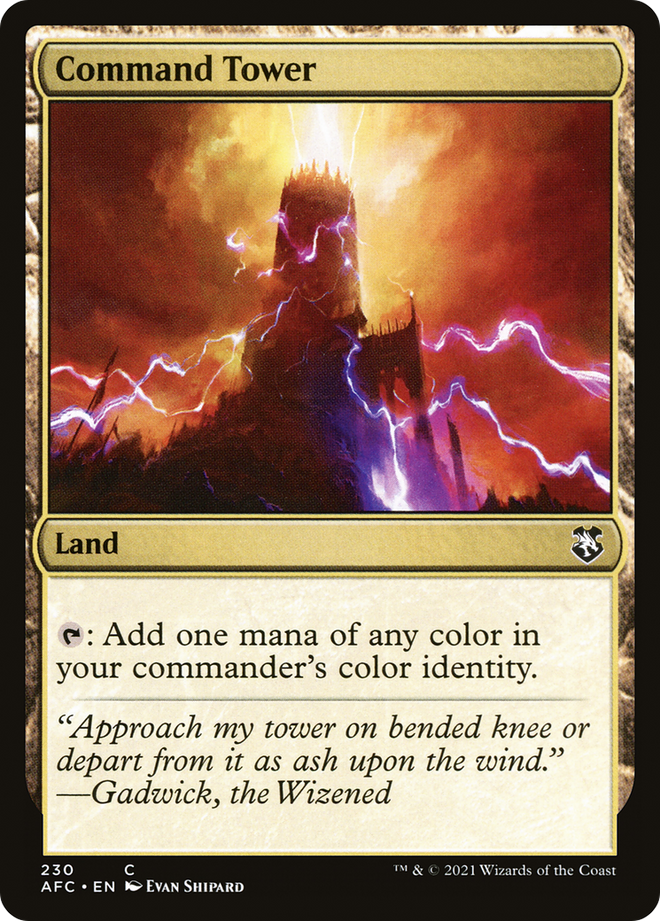 Command Tower [Dungeons & Dragons: Adventures in the Forgotten Realms Commander]