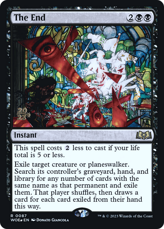 The End [Wilds of Eldraine Prerelease Promos]