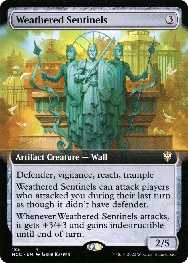 Weathered Sentinels (Extended Art) [Streets of New Capenna Commander]