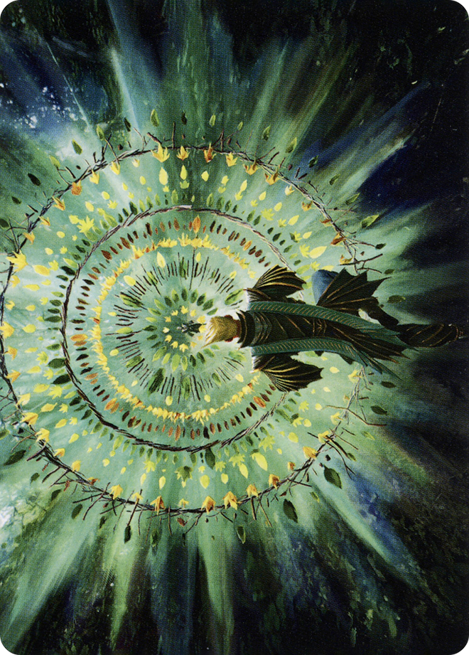 Verdant Mastery Art Card [Strixhaven: School of Mages Art Series]
