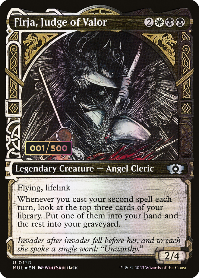 Firja, Judge of Valor (Serialized) [Multiverse Legends]