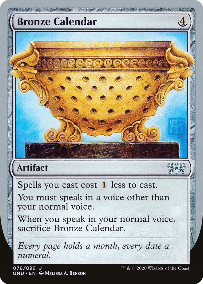 Bronze Calendar [Unsanctioned]