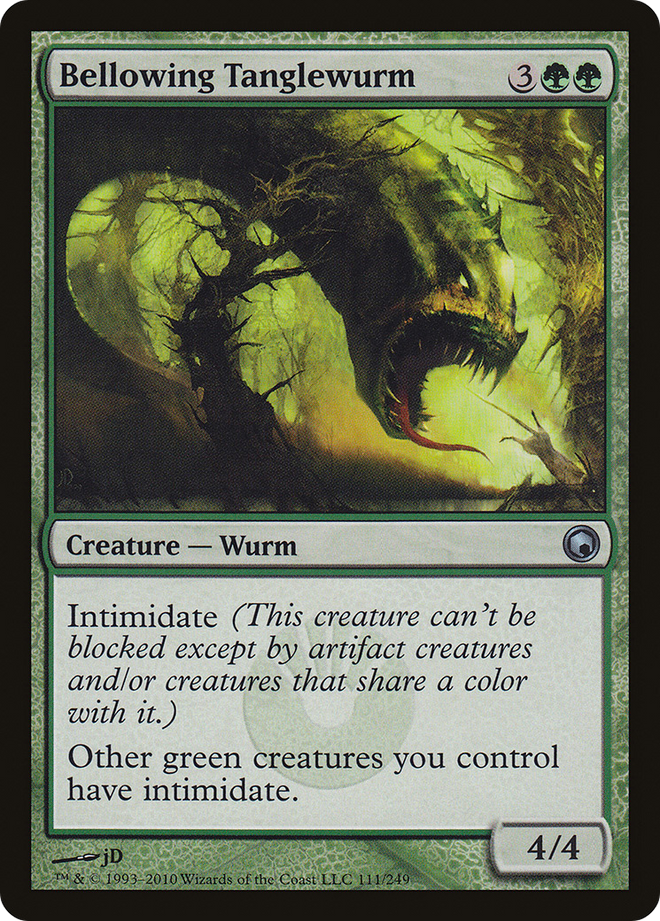 Bellowing Tanglewurm [Scars of Mirrodin]