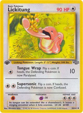 Lickitung (38/64) [Jungle 1st Edition]