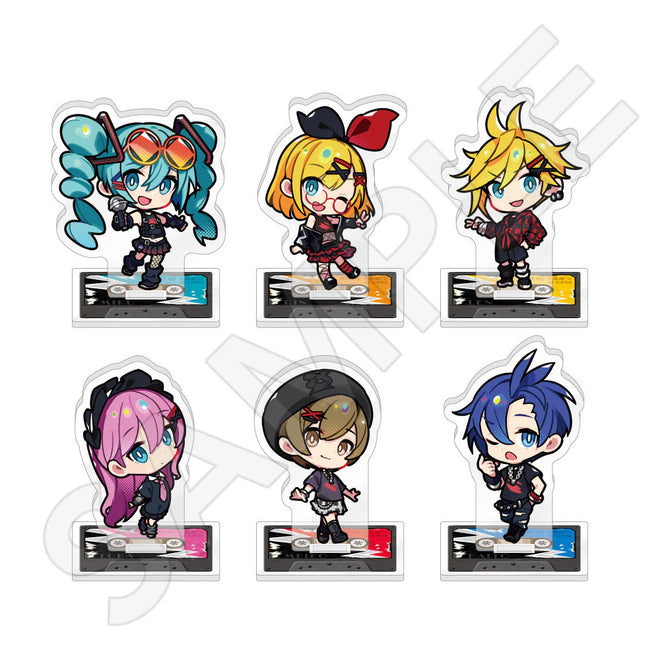 Hatsune Miku Trading Chibi Character Acrylic Stand Band Ver.