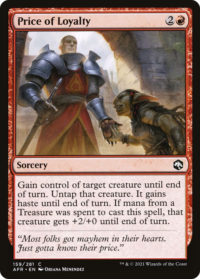 Price of Loyalty [Dungeons & Dragons: Adventures in the Forgotten Realms]
