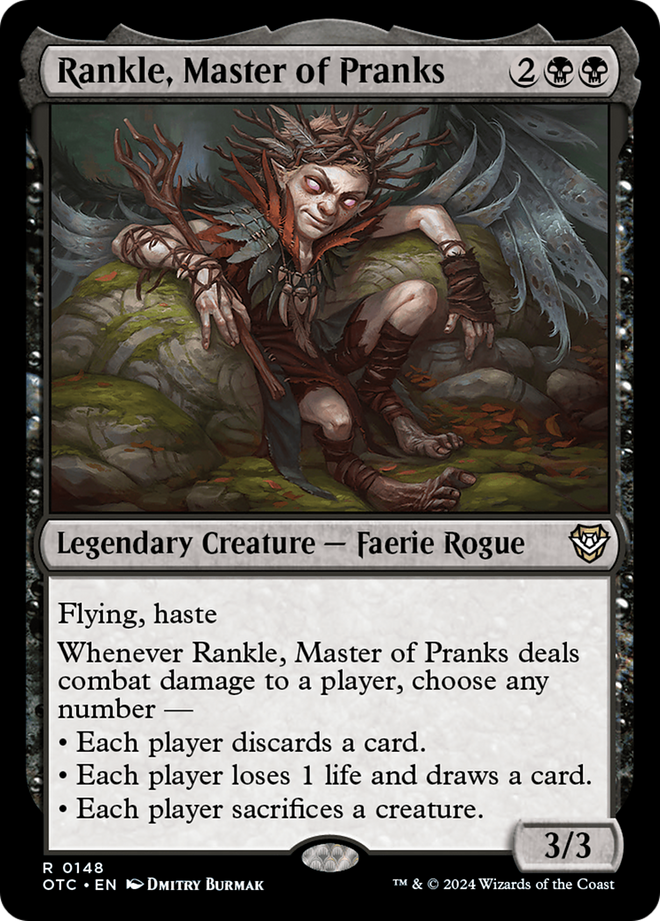 Rankle, Master of Pranks [Outlaws of Thunder Junction Commander]