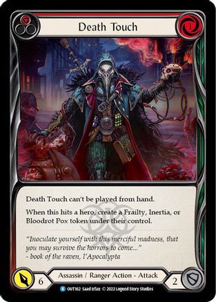 Death Touch (Red) (OUT162) - Outsiders Rainbow Foil