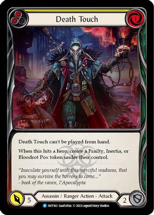 Death Touch (Yellow) (OUT163) - Outsiders Rainbow Foil