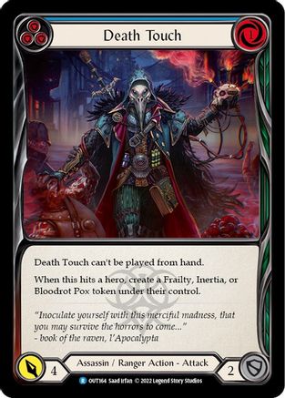 Death Touch (Blue) (OUT164) - Outsiders Rainbow Foil