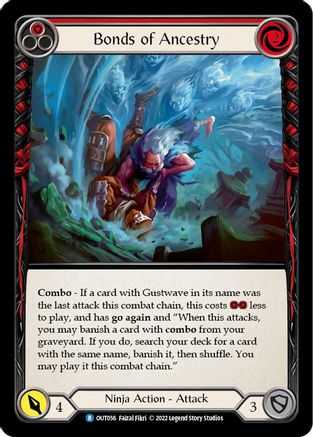 Bonds of Ancestry (Red) (OUT056) - Outsiders Rainbow Foil