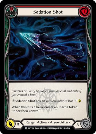 Sedation Shot (Red) (OUT124) - Outsiders Rainbow Foil