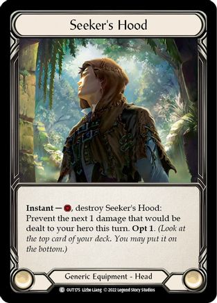 Seeker's Hood (OUT175) - Outsiders Cold Foil