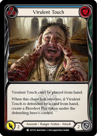 Virulent Touch (Blue) (OUT170) - Outsiders