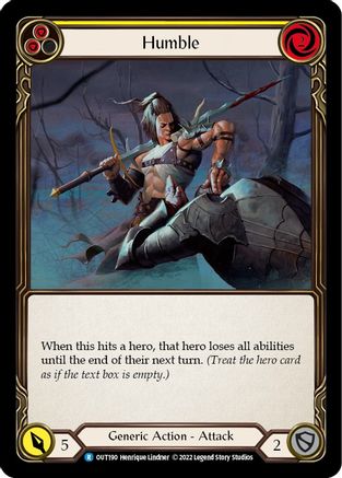 Humble (Yellow) (OUT190) - Outsiders Rainbow Foil