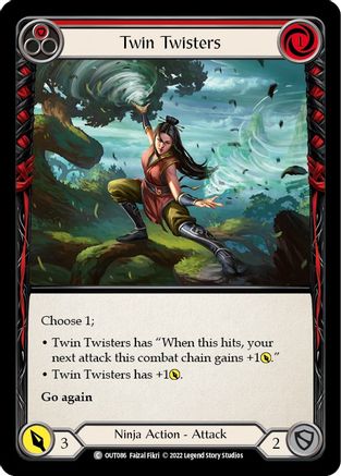 Twin Twisters (Red) (OUT086) - Outsiders