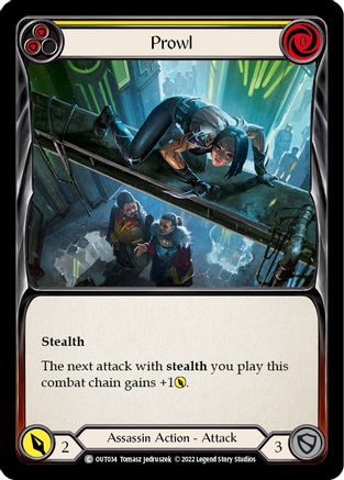 Prowl (Yellow) (OUT034) - Outsiders Rainbow Foil