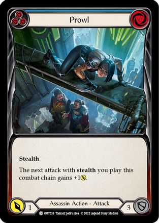 Prowl (Blue) (OUT035) - Outsiders Rainbow Foil