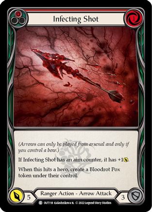 Infecting Shot (Red) (OUT118) - Outsiders Rainbow Foil