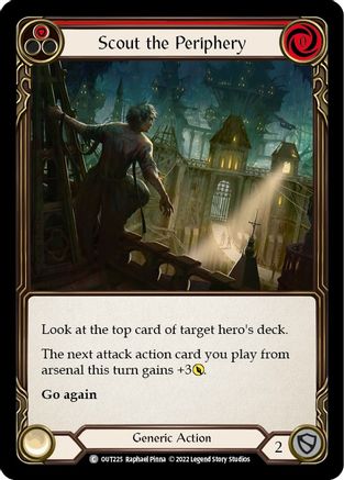 Scout the Periphery (Red) (OUT225) - Outsiders Rainbow Foil