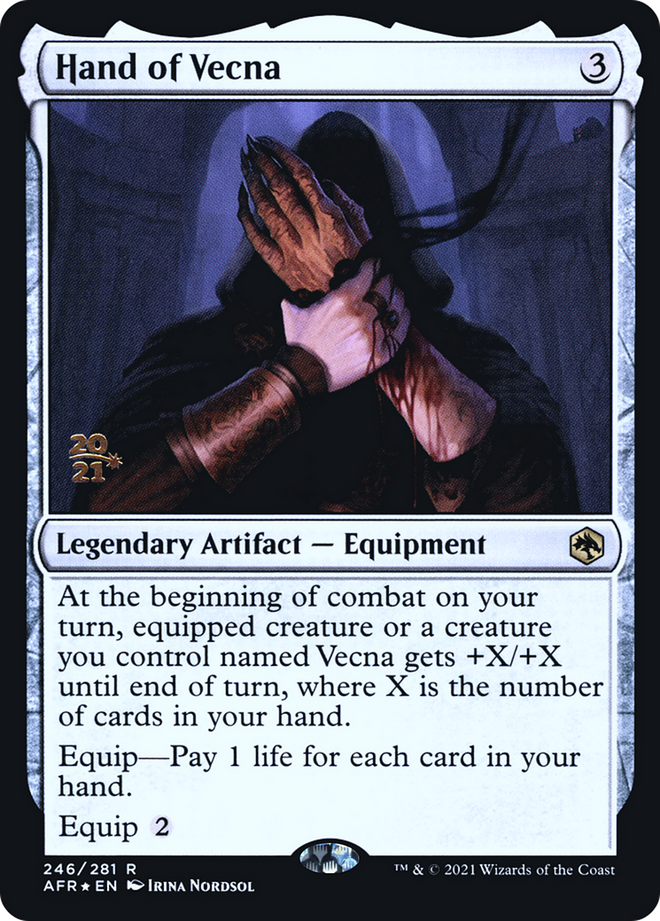 Hand of Vecna [Dungeons & Dragons: Adventures in the Forgotten Realms Prerelease Promos]