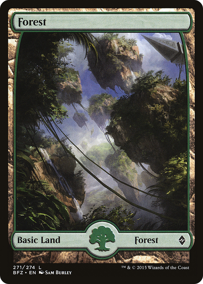 Forest (271) (Full Art) [Battle for Zendikar]