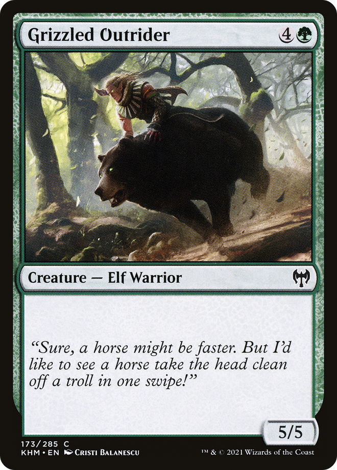Grizzled Outrider [Kaldheim]