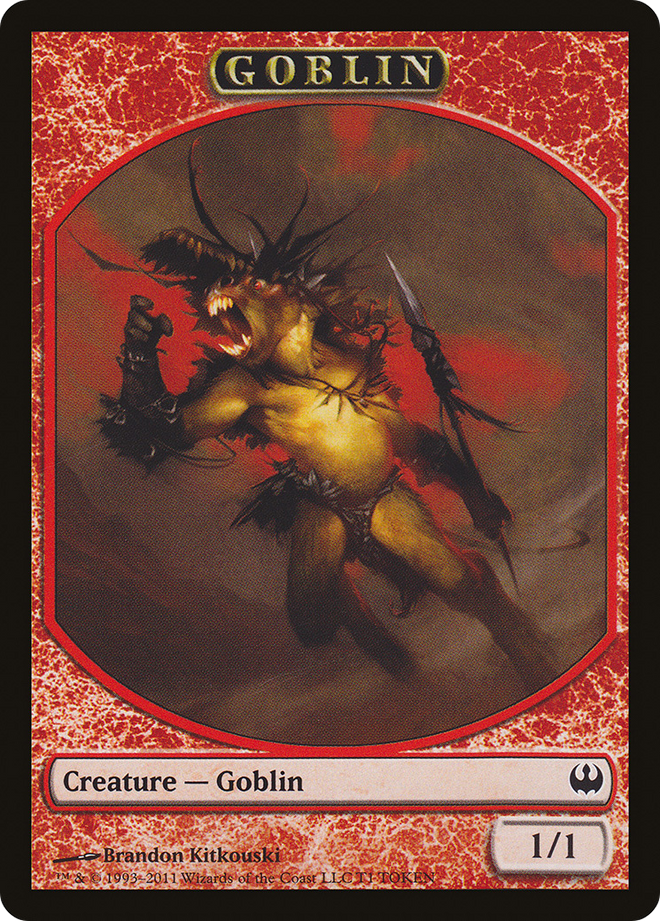 Goblin Token [Duel Decks: Knights vs. Dragons Tokens]