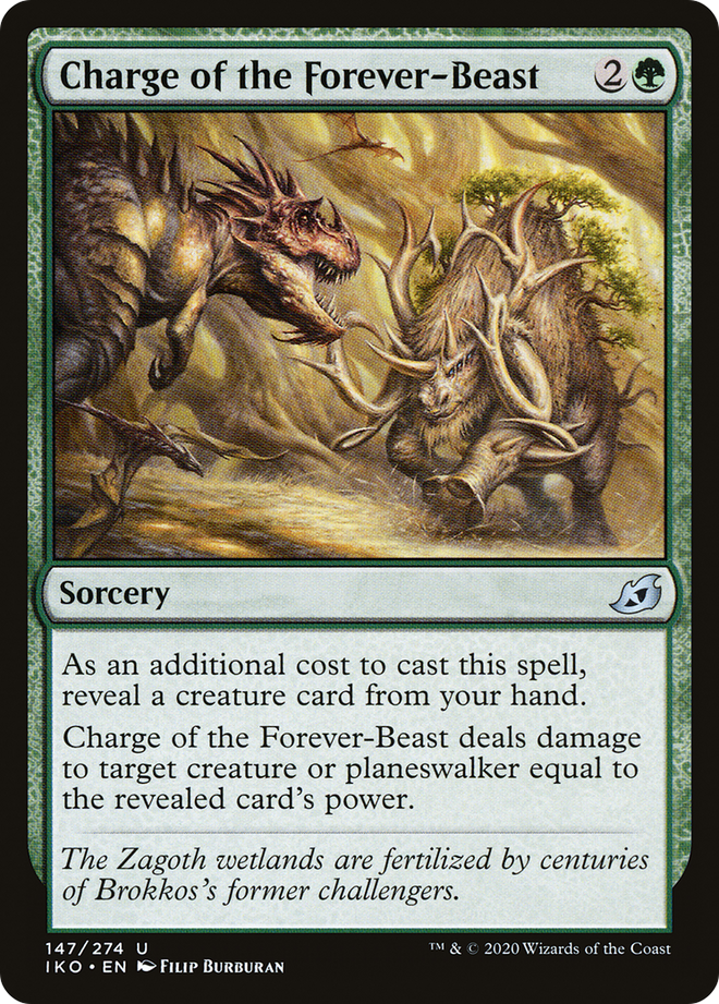 Charge of the Forever-Beast [Ikoria: Lair of Behemoths]