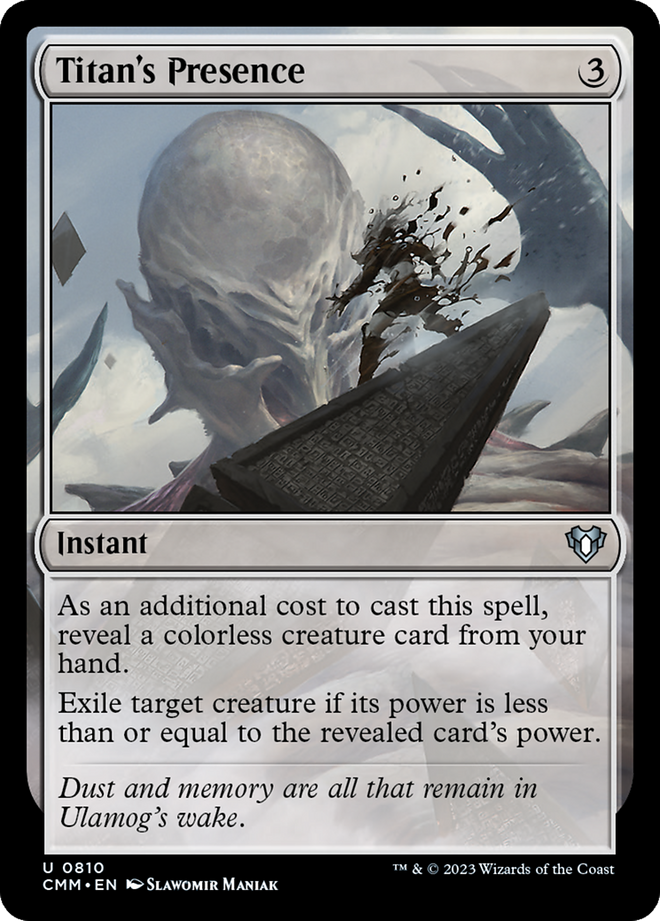 Titan's Presence [Commander Masters]