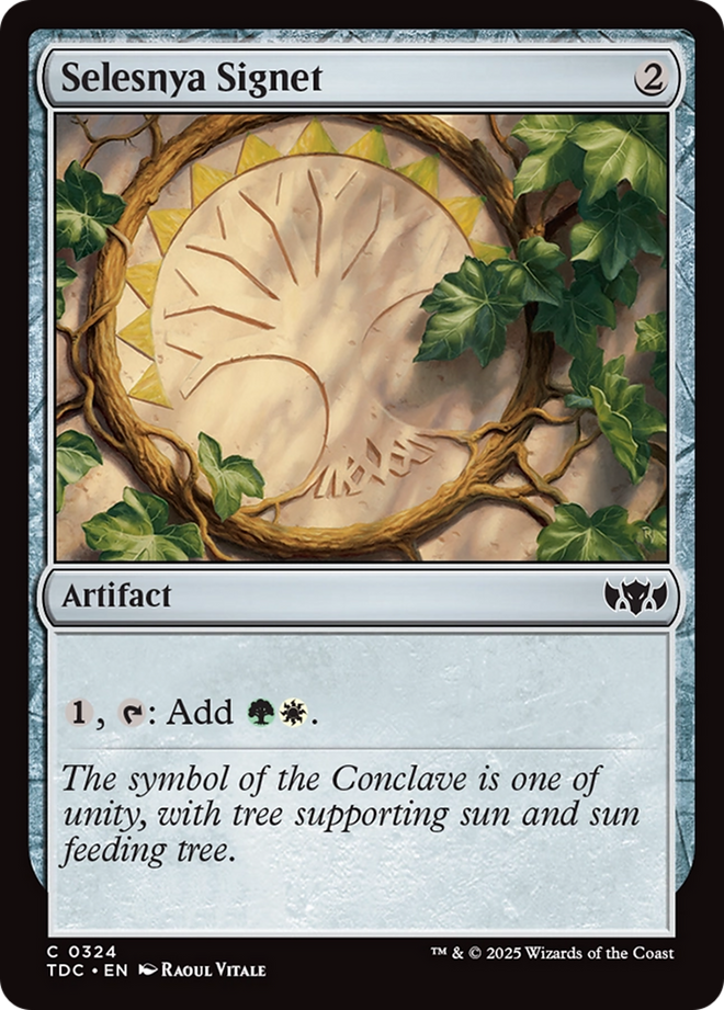 Selesnya Signet [Tarkir: Dragonstorm Commander]