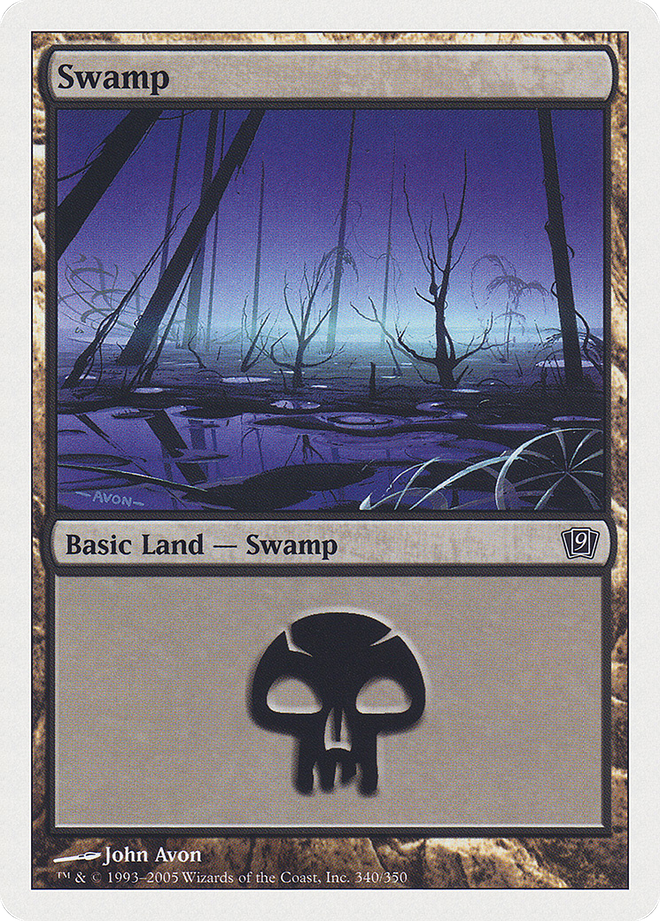 Swamp (340) [Ninth Edition]