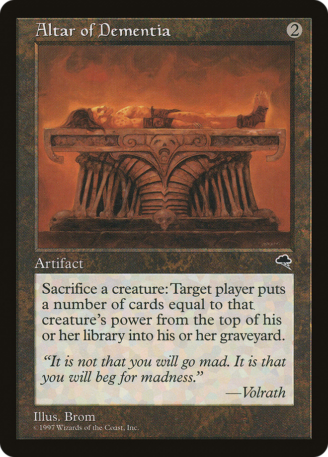 Altar of Dementia (TMP-276) - Tempest