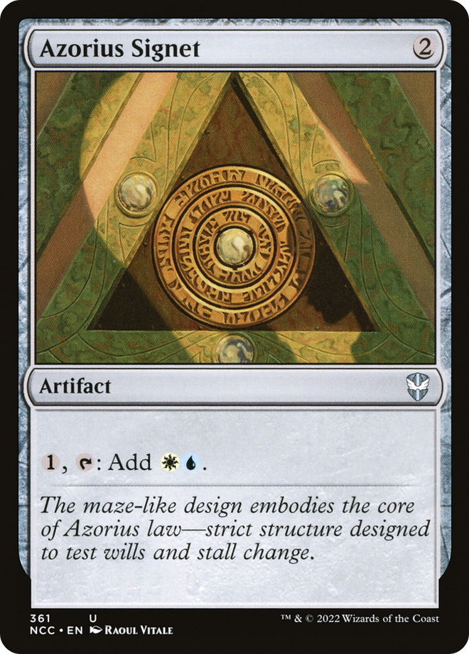 Azorius Signet [Streets of New Capenna Commander]