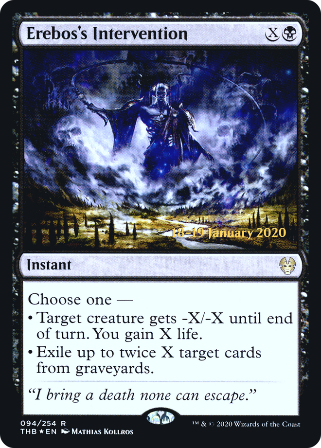 Erebos's Intervention [Theros Beyond Death Prerelease Promos]