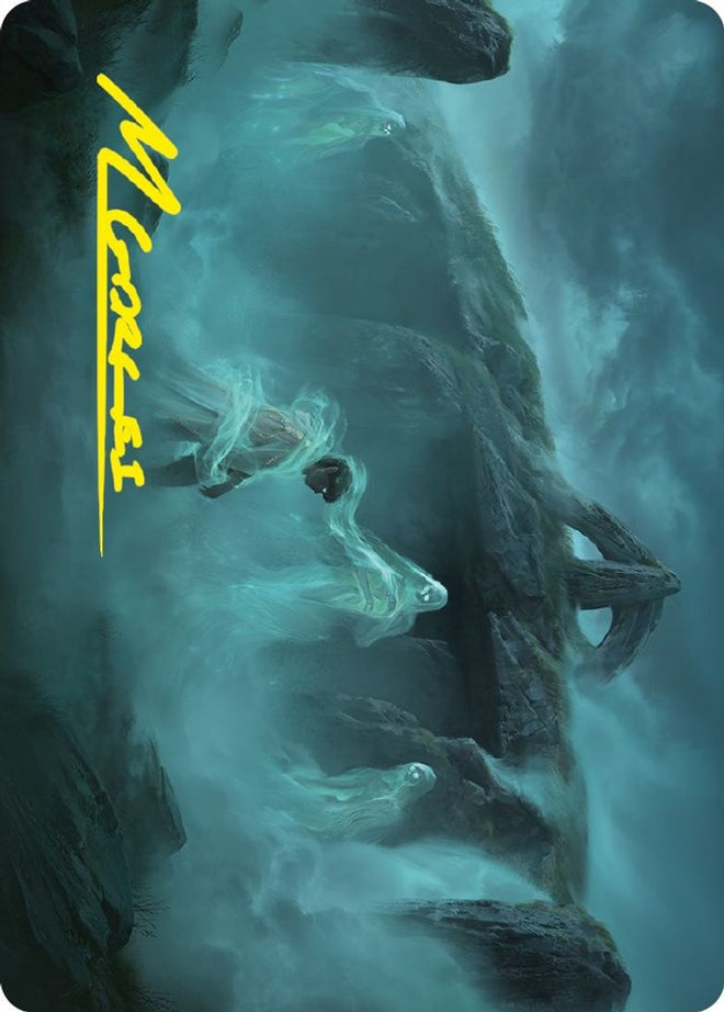 Fog on the Barrow-Downs Art Card (Gold-Stamped Signature) (ASLTR-002) - Art Series: Universes Beyond: The Lord of the Rings: Tales of Middle-earth
