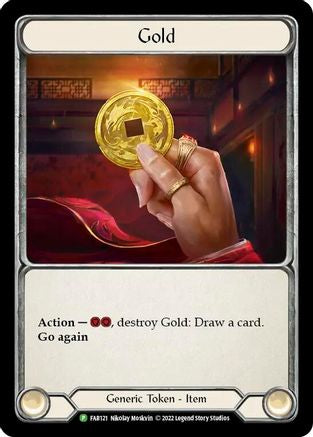 Gold -  FAB121 (FAB121) - Flesh and Blood: Promo Cards Cold Foil