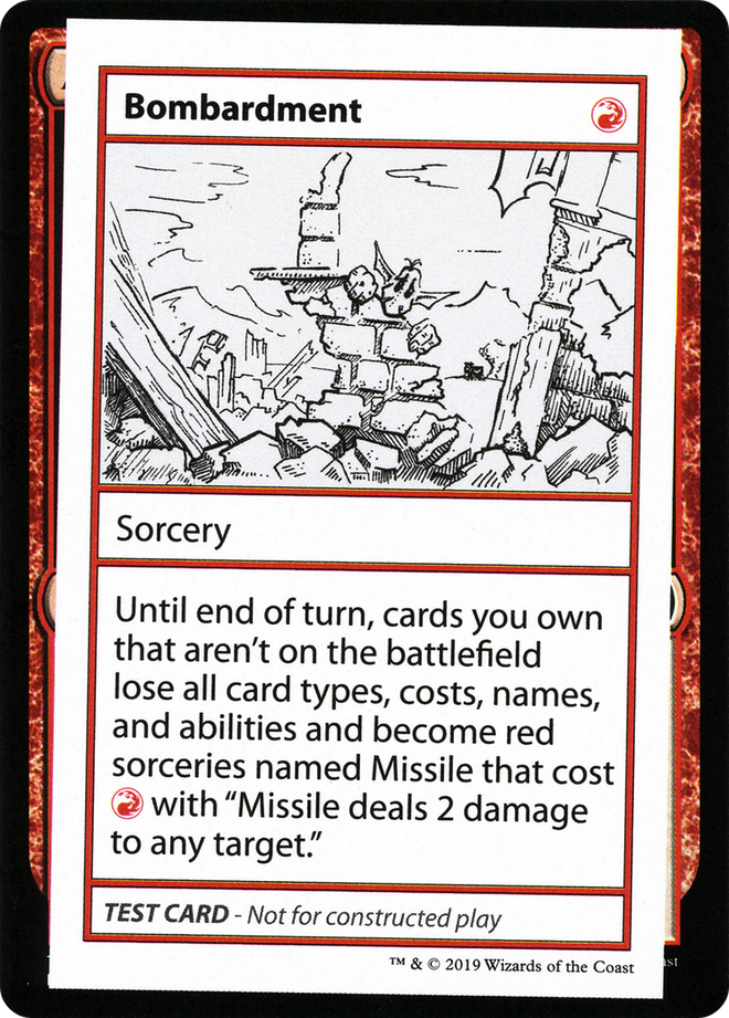 Bombardment (2021 Edition) [Mystery Booster Playtest Cards]