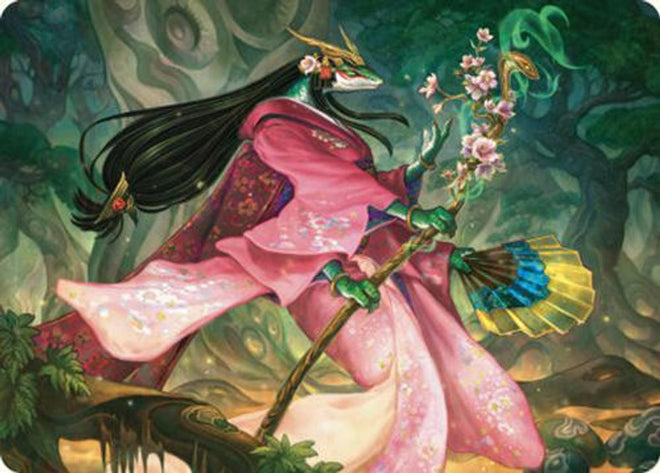 Sakiko, Mother of Summer Art Card (ASCMM-024) - Art Series: Commander Masters