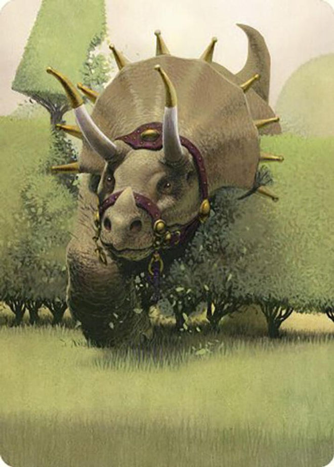 Regal Behemoth Art Card (ASCMM-043) - Art Series: Commander Masters
