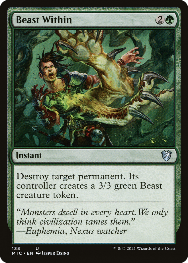 Beast Within [Innistrad: Midnight Hunt Commander]