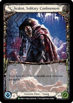 Arakni, Solitary Confinement - HER079 (HER079) - Flesh and Blood: Promo Cards Cold Foil